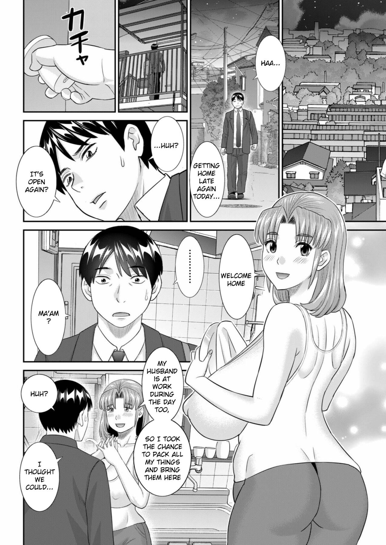 Hentai Manga Comic-His wife came.-Read-6